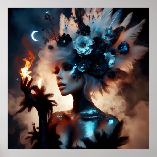 Glamour Fashion Luxus Fantasy Märchen Foto Poster (Vorne)