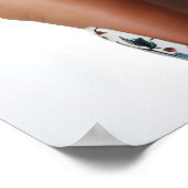 Glamour Fashion Luxus Sommer Nails Art Foto Poster (Ecke)