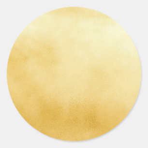 Glamour-Faux-Gold-Metallrundaufkleber Runder Aufkleber