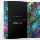 Glamour Feathers Sweet 16 Party Einladung (Innen Erste Seite)