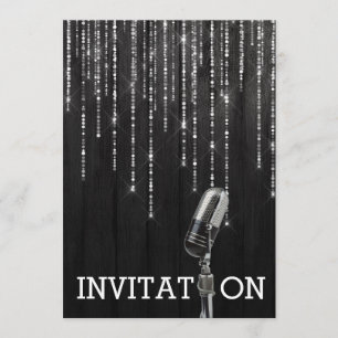 Glamour-Fest-Geburtstags-Personalisierte Einladung