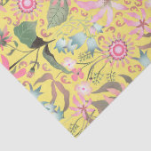 Glamour Floral Gelb Seidenpapier (Detail)