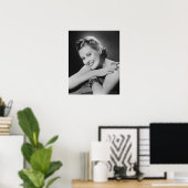 Glamour-Frau Poster (Heimbüro)