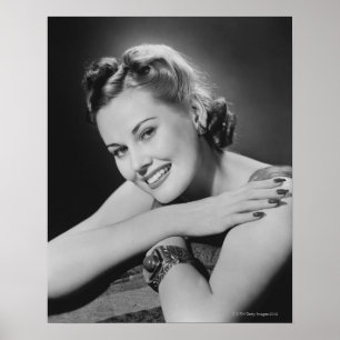 Glamour-Frau Poster