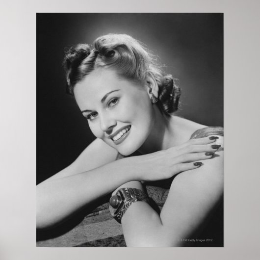 Glamour-Frau Poster (Vorne)