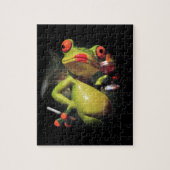 Glamour-Frosch-Rauch Puzzle (Vertikal)