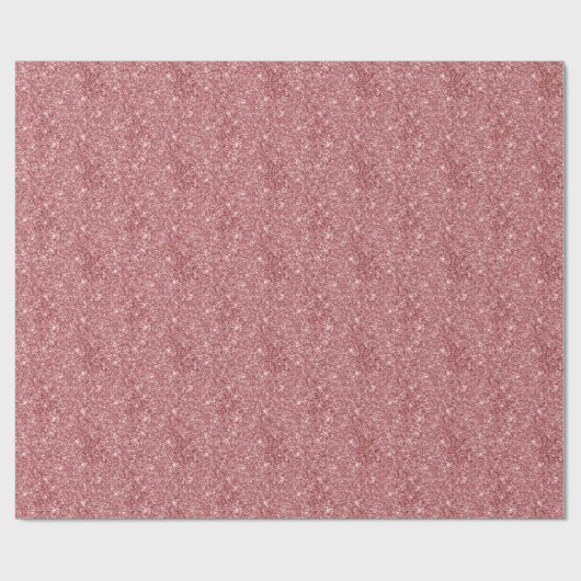Glamour Funkelnd Pink Glitzer Geschenkpapier (Flach)