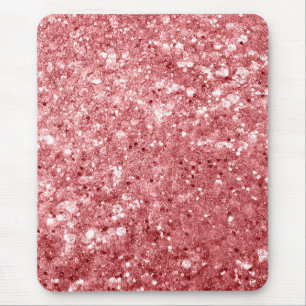 Glamour Funkelnd Pink Glitzer Mousepad