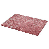 Glamour Funkelnd Pink Glitzer Schneidebrett (Ecke)