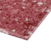 Glamour Funkelnd Pink Glitzer Schneidebrett (Ecke)