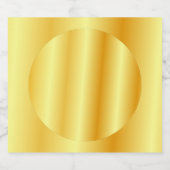Glamour für Blank-Template in Gold-Look Bierflaschenetikett (Einzelnes Label)