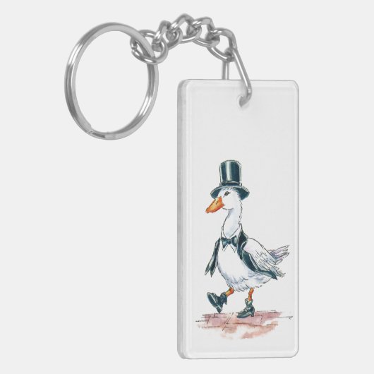 Glamour Gander Schlüsselanhänger (Vorderseite links)