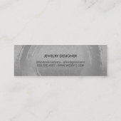 Glamour gebürstet mini visitenkarte (Rückseite)