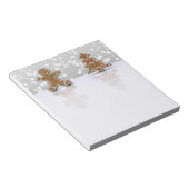 Glamour Gingerbread Man and Tree - Notepad Notizblock (angewinkelt)