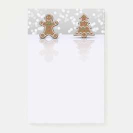 Glamour Gingerbread Man and Tree - Post-it®-Anmerk Post-it Klebezettel