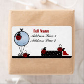 Glamour Girl Avery Label (Insitu)