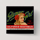 Glamour Girl Button (Vorderseite)