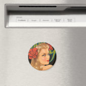 Glamour Girl Magnet (In Situ (Geschirrspüler))