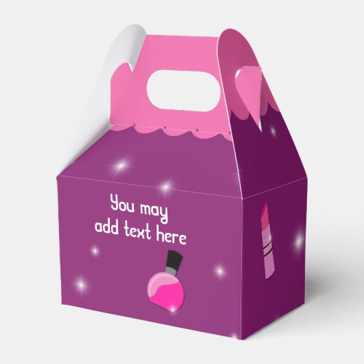 Glamour Girl Makeup Glam Diva Gastgeschenk Boxes Geschenkschachtel (Vorderseite)