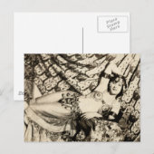 Glamour Girl Postkarte (Vorne/Hinten)