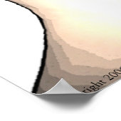 Glamour Girl Print Poster (Ecke)