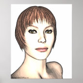 Glamour Girl Print Poster (Vorne)