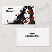 Glamour Girl Visitenkarte (Vorne/Hinten)