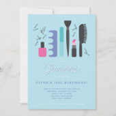 Glamour Girls Geburtstagsparty Einladung (Vorderseite)