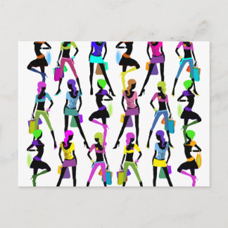 Glamour Girls Postkarte