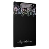 Glamour Giro Diamond Sparkle Monogram Name Klemmbrett (Rechts)