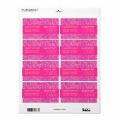 Glamour Glamour Hot Pink Panther Pattern Spots (Vorne)