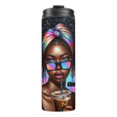 Glamour Glimmering Coffee Dream Thermosbecher (Vorderseite)