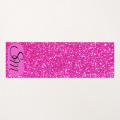 Glamour Glitz Personalisiert Yoga Mat Yogamatte (Vorderseite (Horizontal))