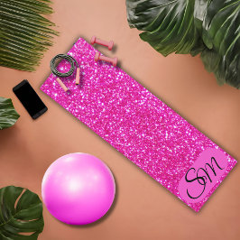 Glamour Glitz Personalisiert Yoga Mat Yogamatte