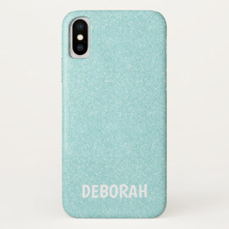 Glamour Glitzer Aquamarine| Girly Lady Boss Case-Mate iPhone Hülle
