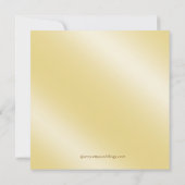 Glamour Glitzer Luxe Save the Date | champagne (Rückseite)