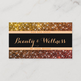 Glamour Glitzer Sparkle Fashion Beauty Wellness Visitenkarte