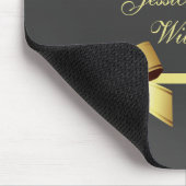 Glamour Gold & Black Mousepad (Ecke)