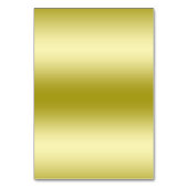 Glamour Gold Bow & Black Wedding Tischnummer (Rückseite)