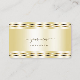 Glamour Gold Effects Beruflich und elegant Visitenkarte