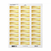 Glamour Gold Einfache Designvorlage Moderne Elegan (Vorne)
