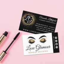 Glamour Gold Eye Lashes Brows Beauty Bar Social