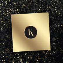 Glamour Gold Foil Makeup Artist Square