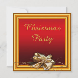 Glamour Gold Frame & Imitate Booking Party Einladung