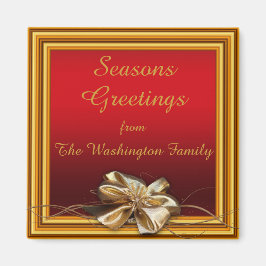 Glamour Gold Frame & Imitate Weihnachten Magnet