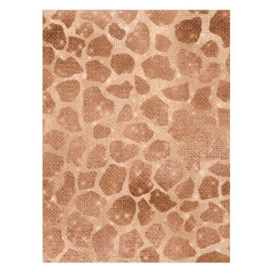 Glamour Gold Funkelnd Glitzer Sequins Giraffe Tischdecke