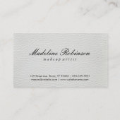 Glamour Gold Glitzer Kiss Leather Visitenkarte (Rückseite)