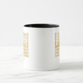Glamour Gold Glitzer Las Vegas Wedding Tasse (Zentrum)