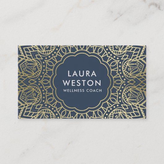 Glamour Gold Glitzer Look Wellness Business Card Visitenkarte (Vorderseite)