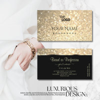 Glamour Gold Glitzer Stars Logo und Öffnungszeit